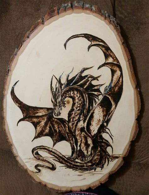 Printable Wood Burning Dragon Patterns